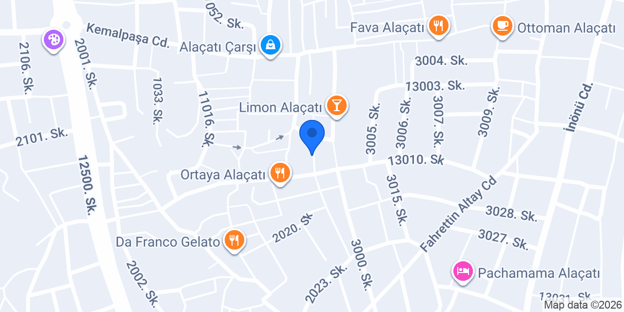 Dekorlax Hediyelik Eşya Alaçatı konumu