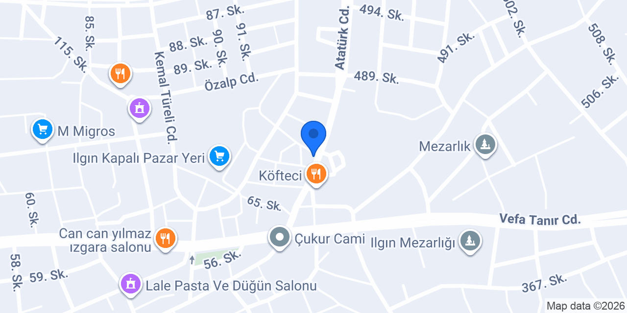 Cesuroğlu Otomotiv konumu