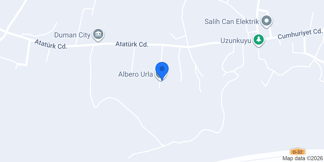 Albero Urla konumu