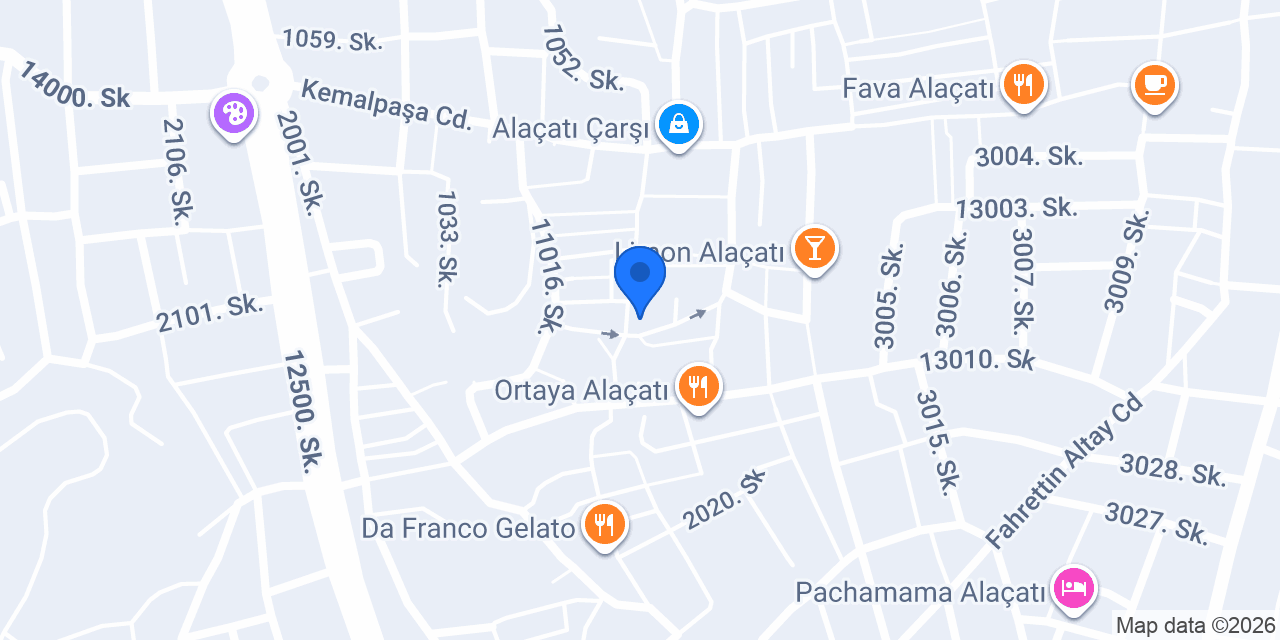 Alaköy Pastanesi konumu