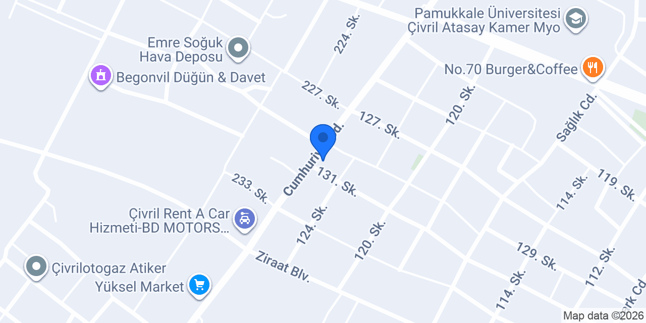 Türker Kız Öğrenci Apartı konumu