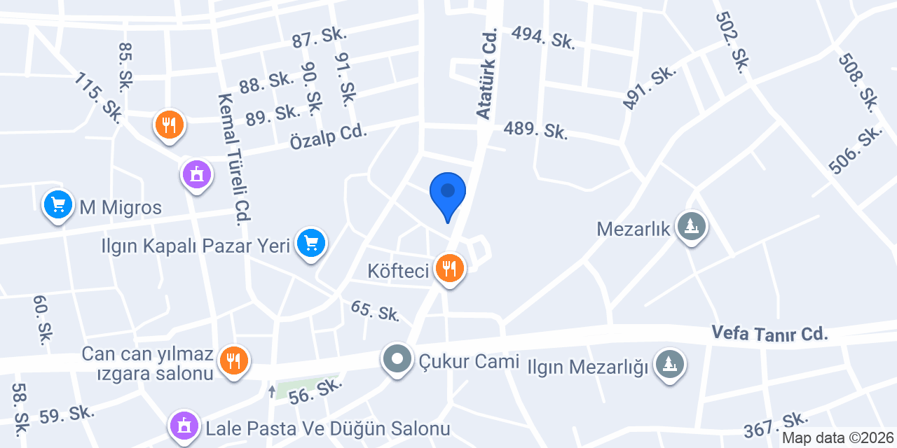 Halk Ucuzluk Pazarı konumu