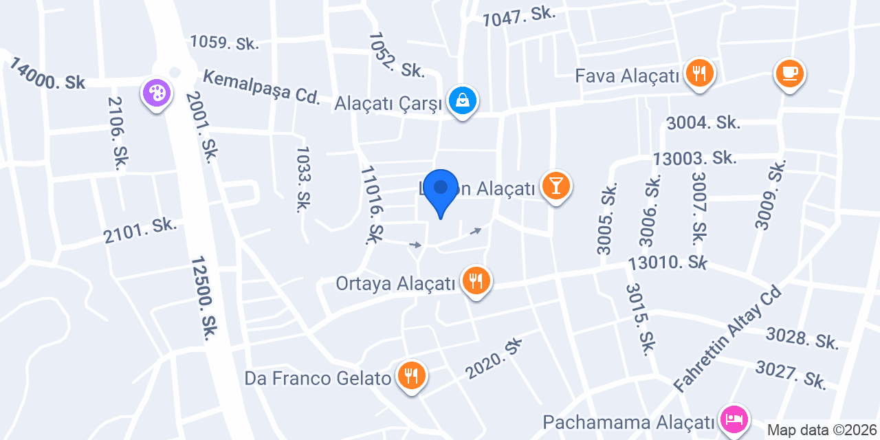 Ays Alaçatı konumu