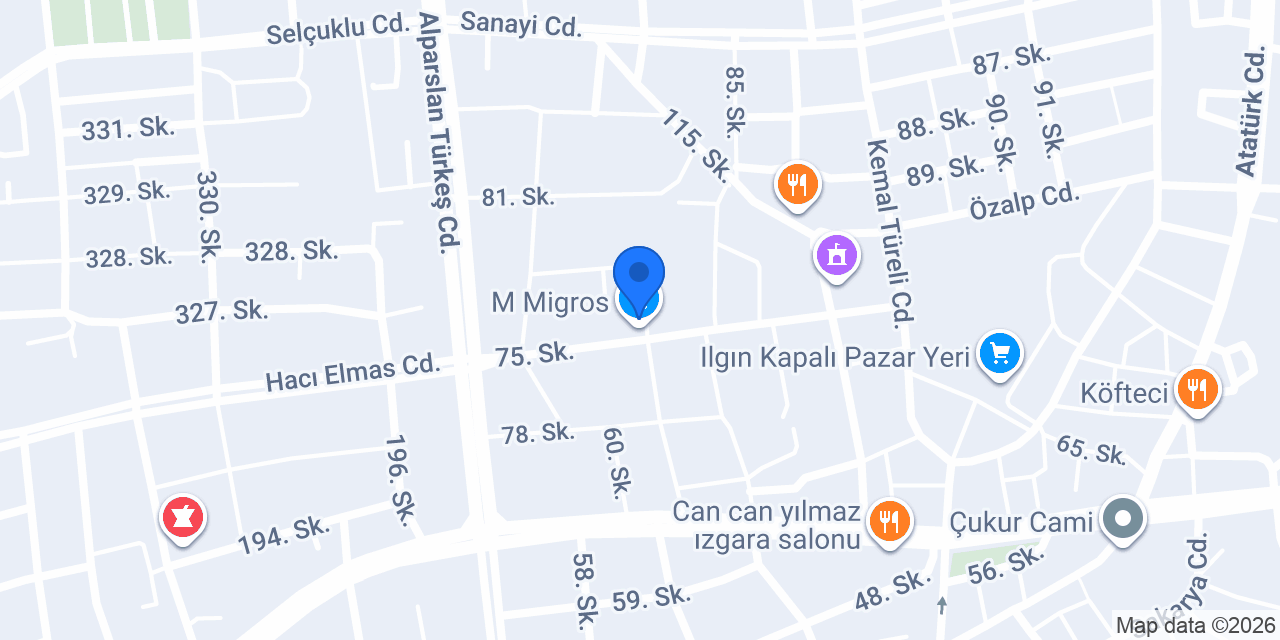 M Migros konumu