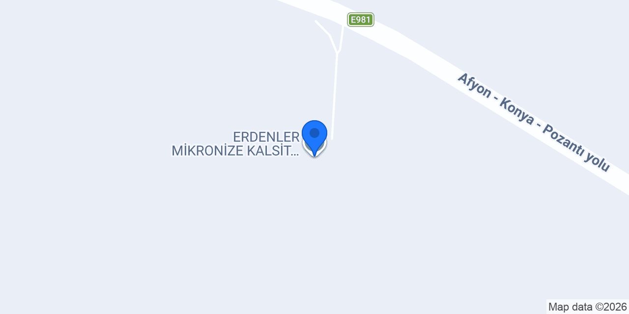 ERDENLER MİKRONİZE KALSİT LTD.ŞTİ konumu