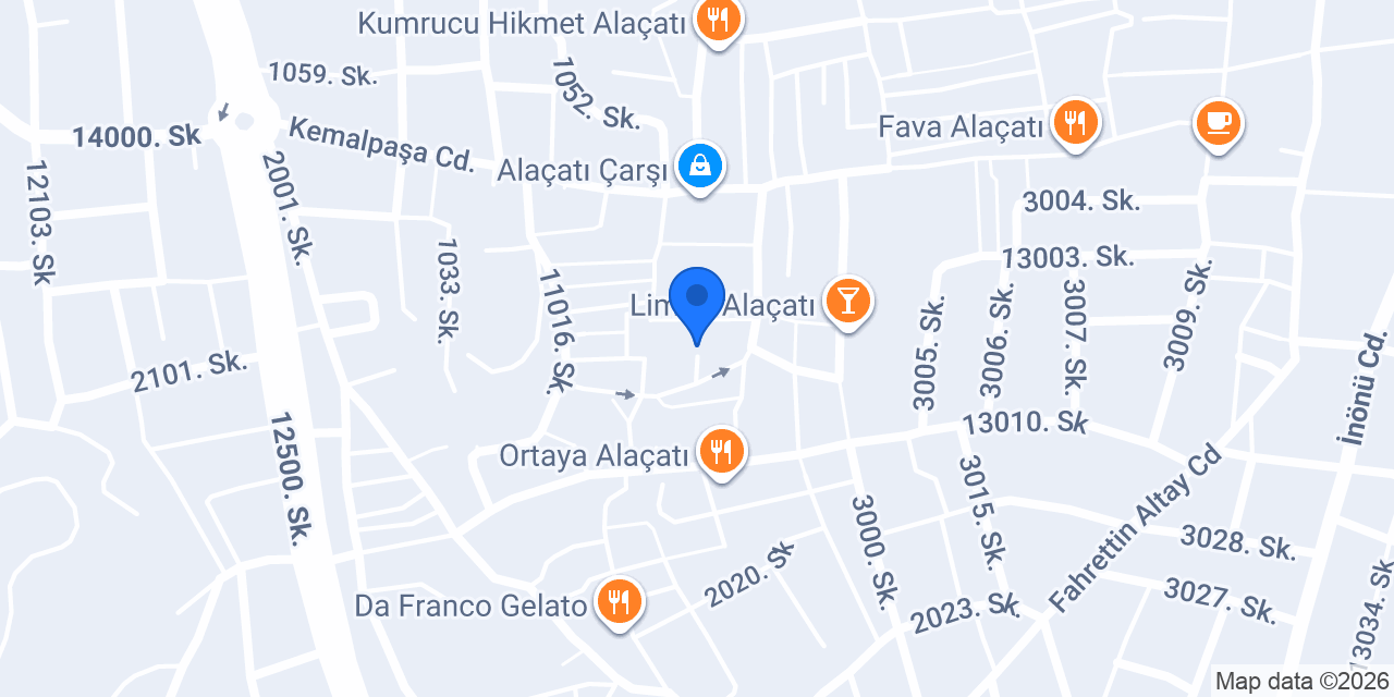 Efendiler Kulübü Alaçatı konumu