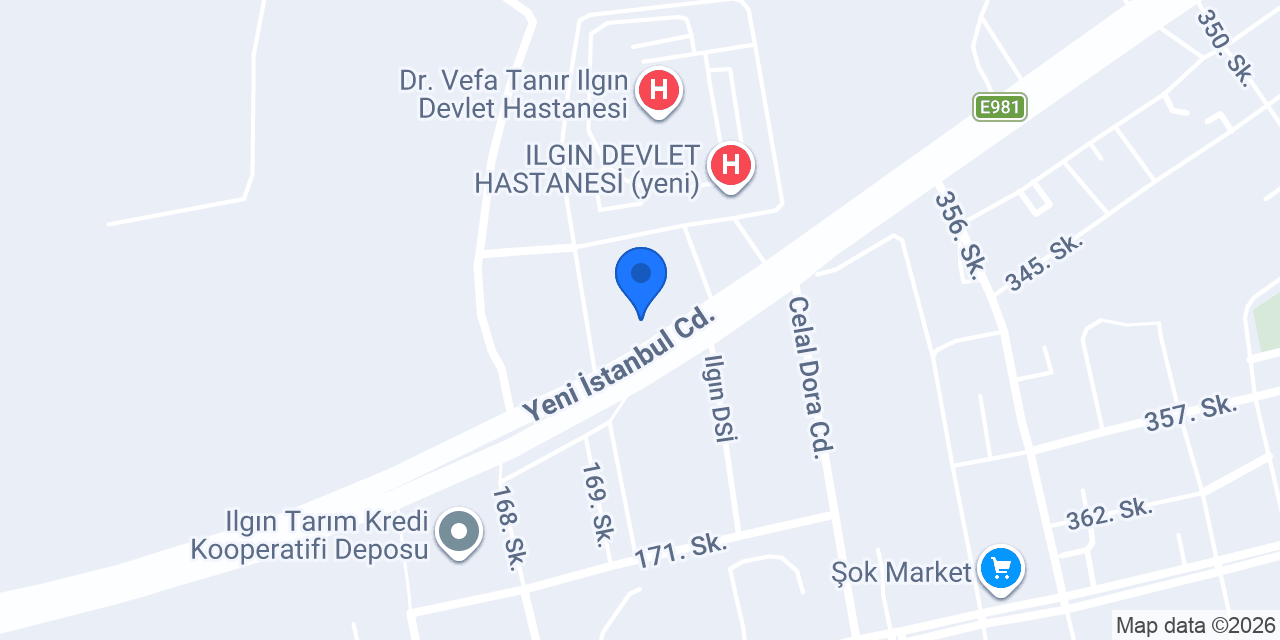 Yörükoğlu Eczanesi konumu