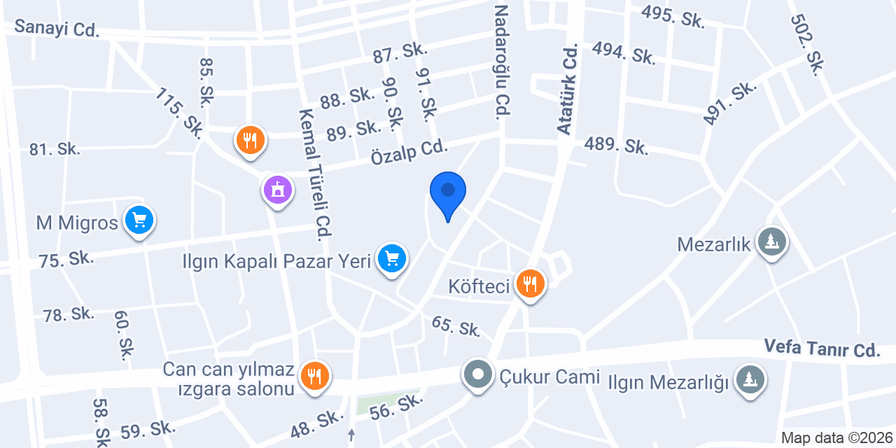 Ilgın balıkcı selman konumu