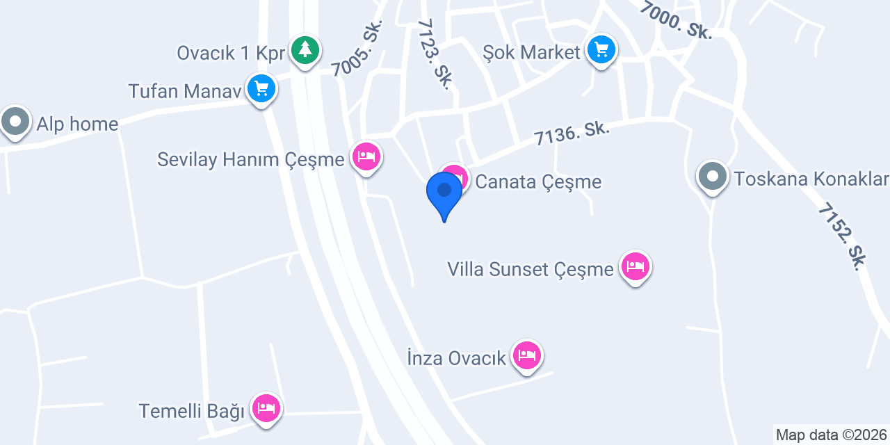 LaVie Otel Çeşme konumu