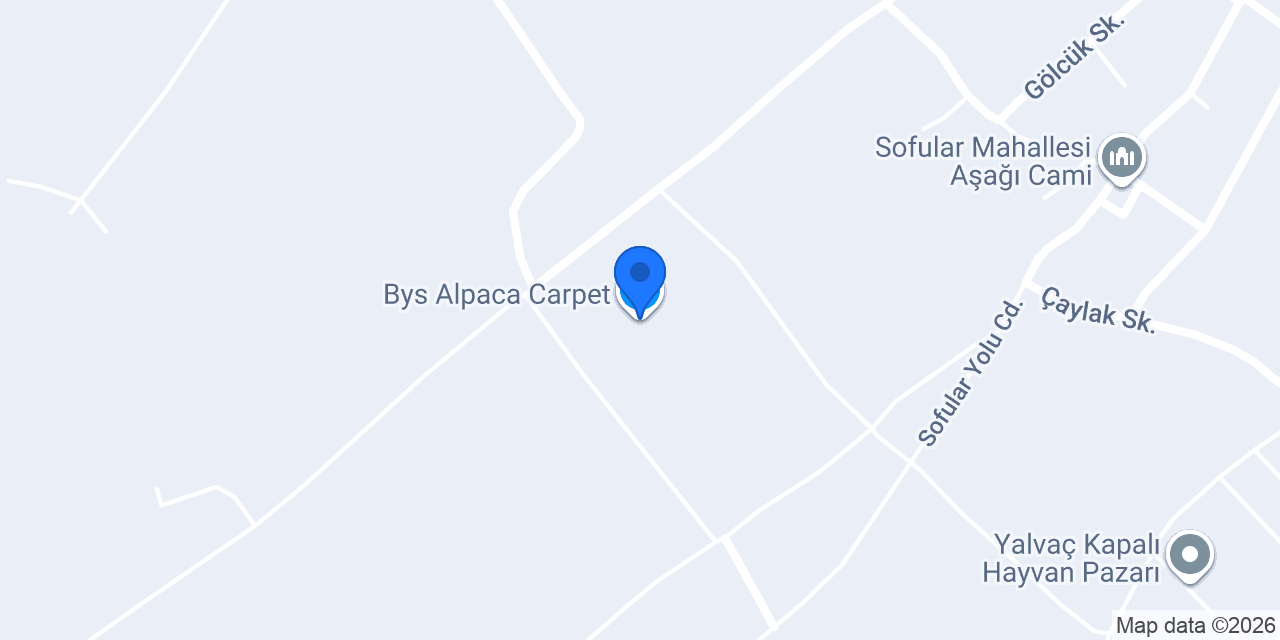 Bys Alpaca Carpet konumu