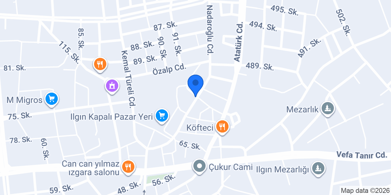 GÜNEY İNŞAAT YAPI MALZ. konumu