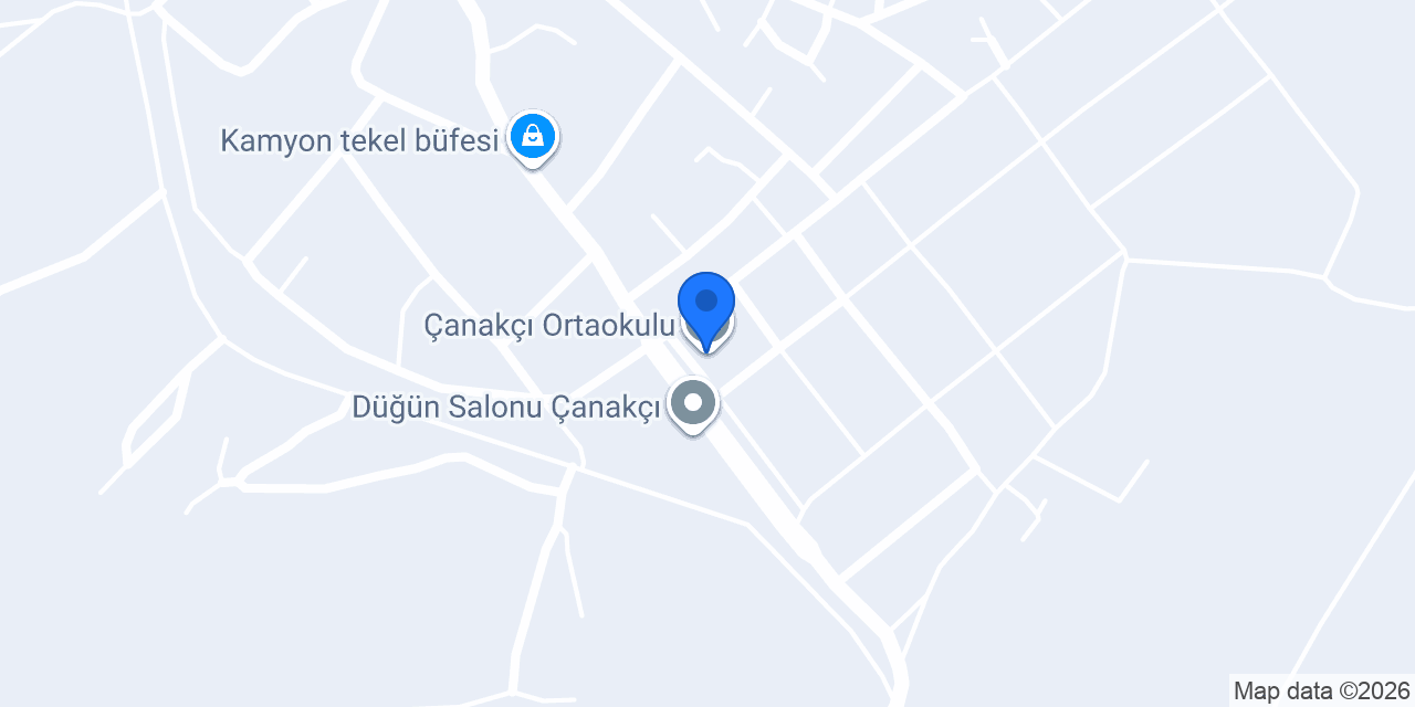 Çanakçı Ortaokulu konumu