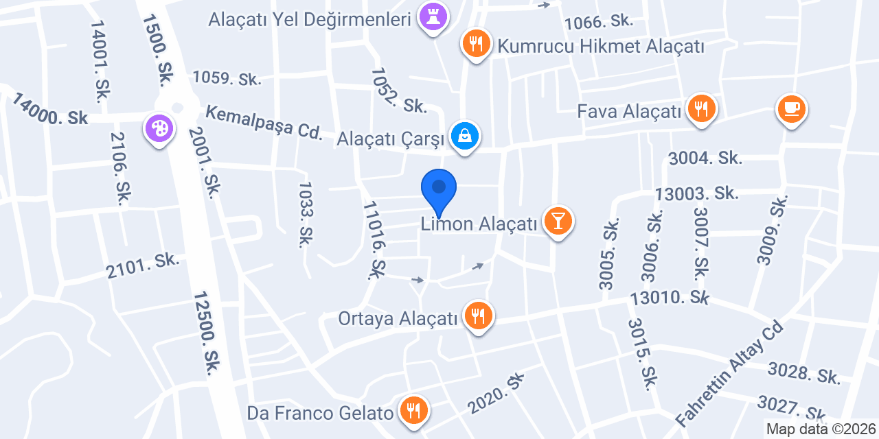 Casa Alegre Alaçatı konumu