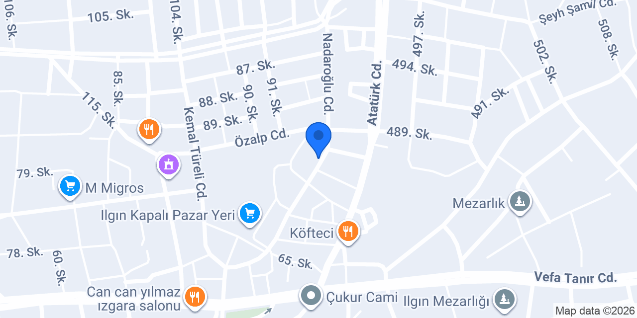 Pullu Mağazaları - Ilgın Bellona konumu