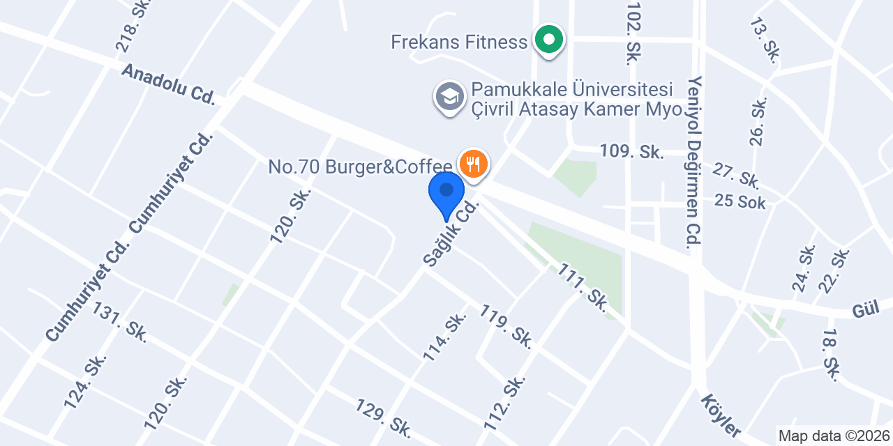 Çivril Apart konumu