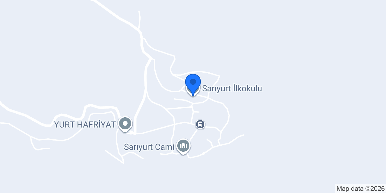 Sarıyurt İlkokulu konumu