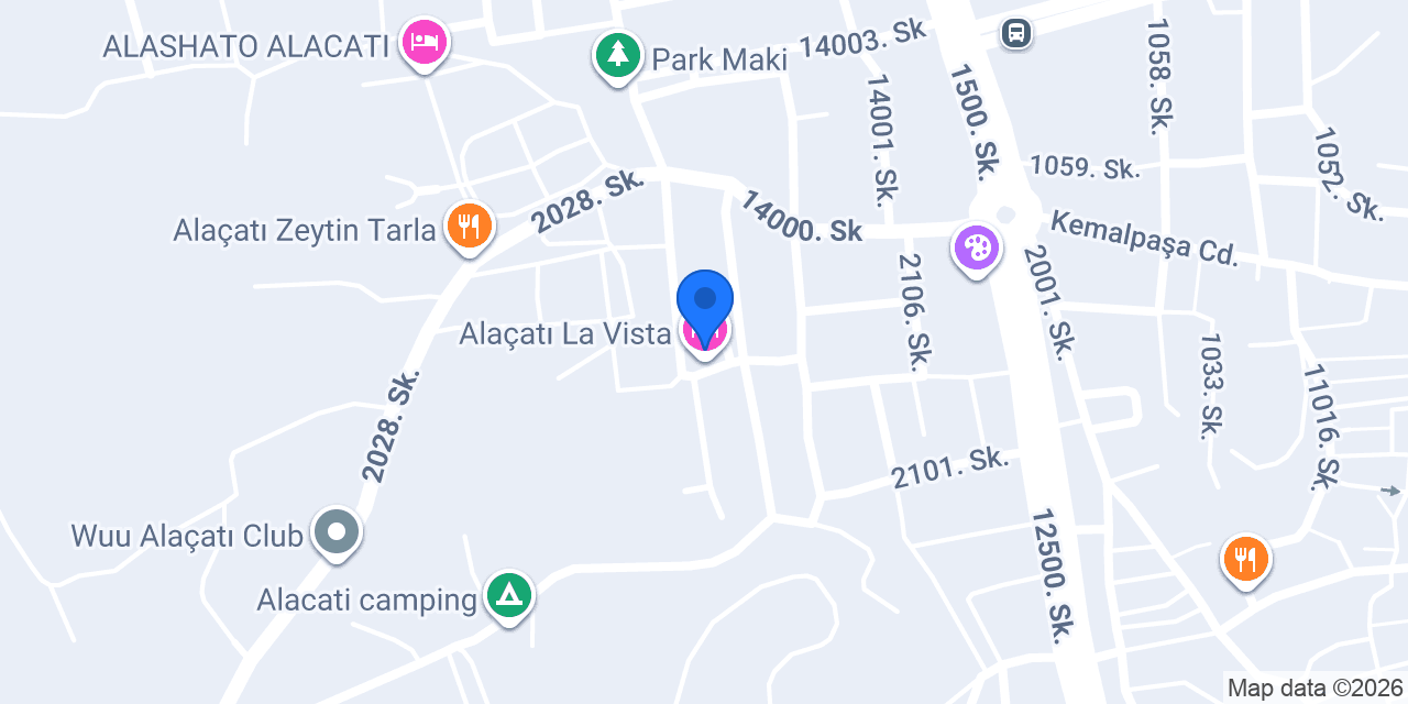 Alaçatı La Vista konumu