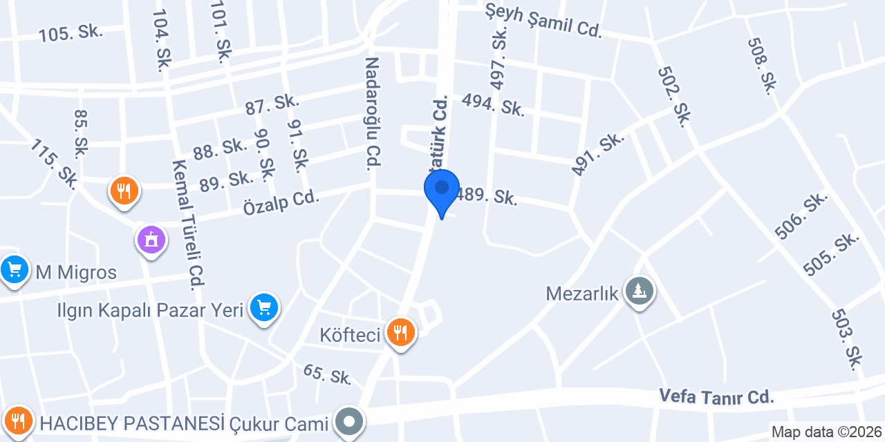 Kalyon Tekel konumu
