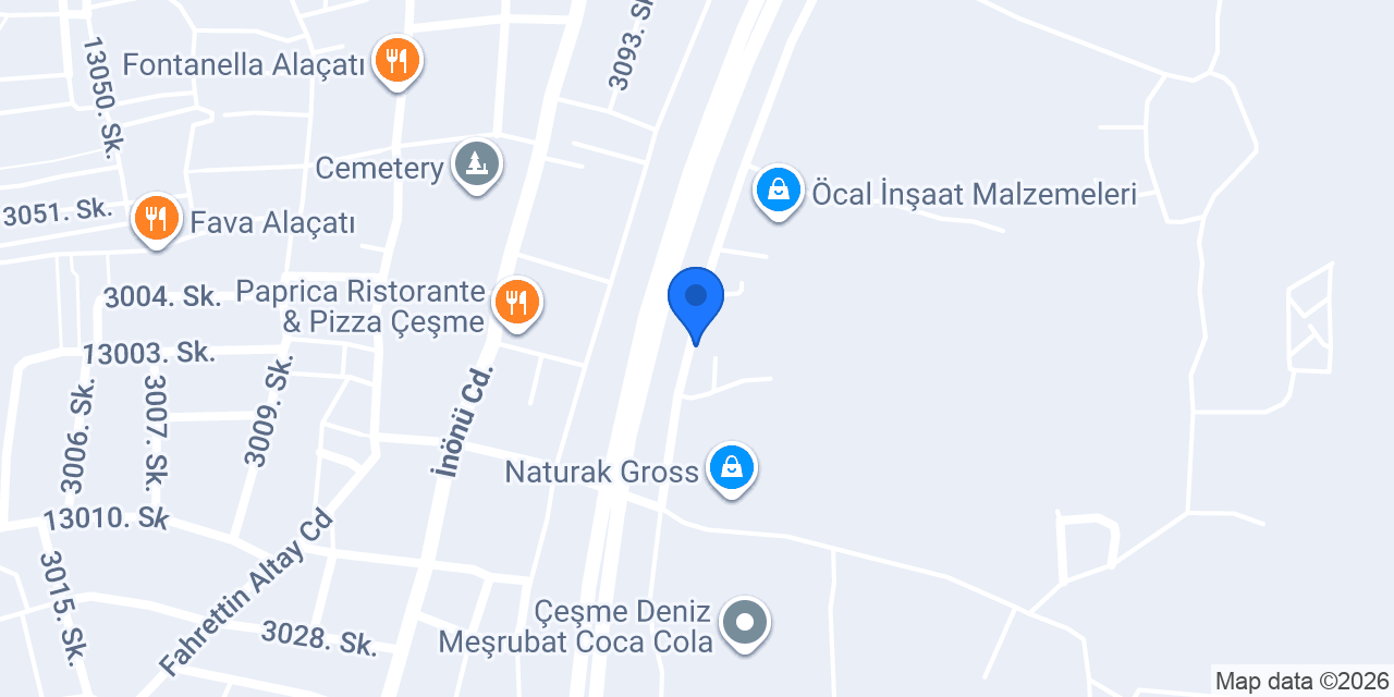 Selçuk Albayrak Yapı Market konumu