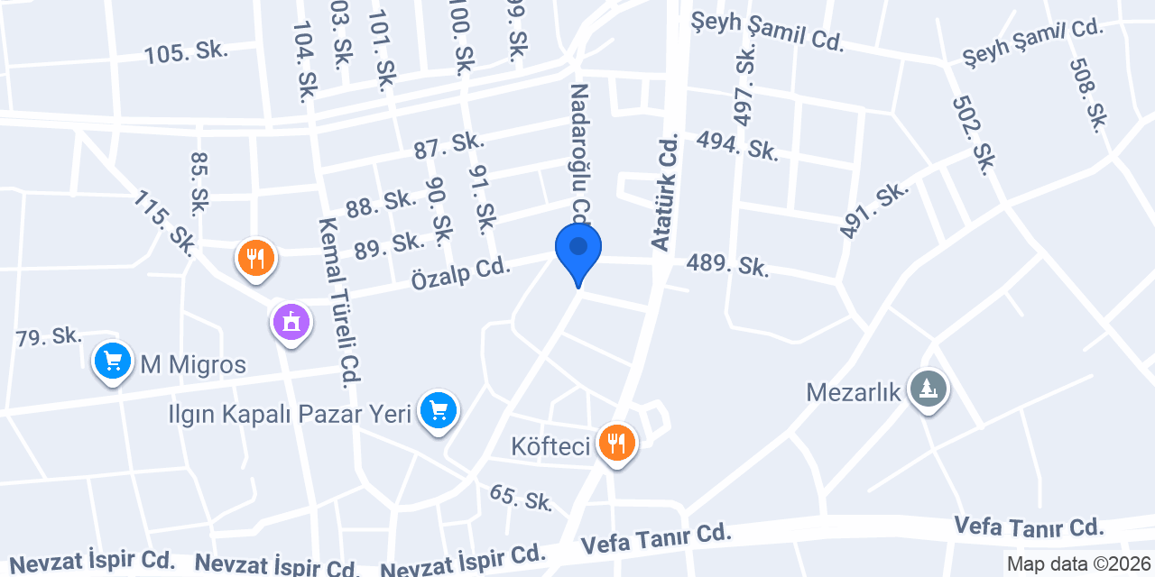 Gezginler Motor konumu