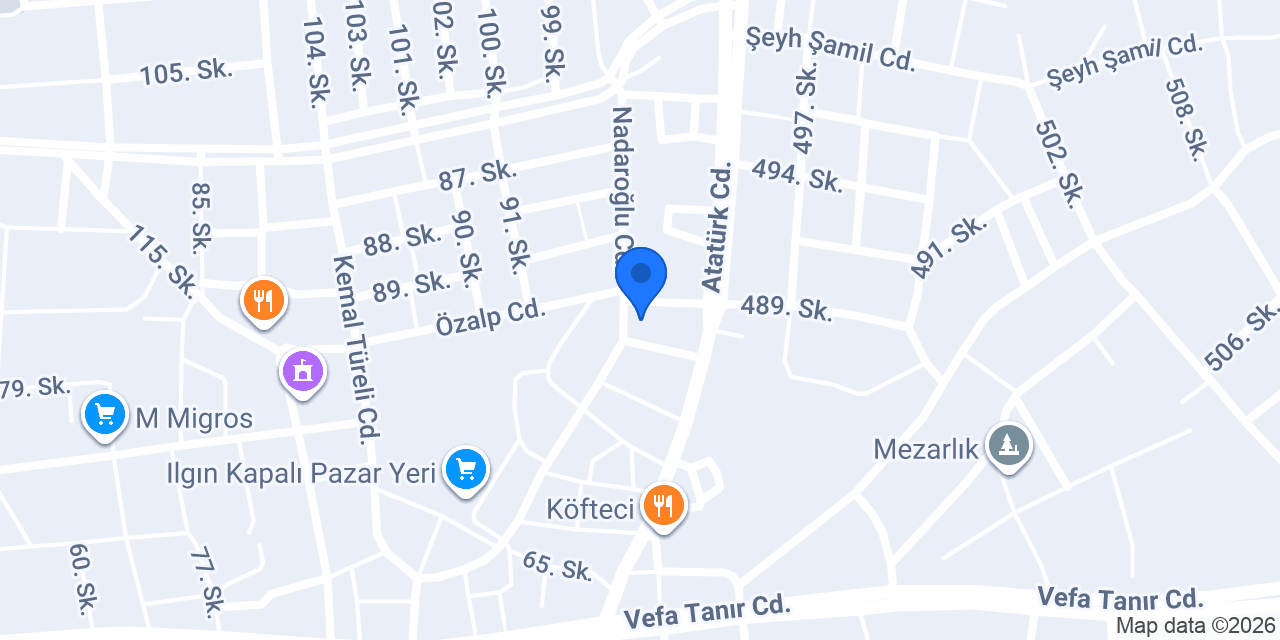 Fatih Mobilya Halı konumu