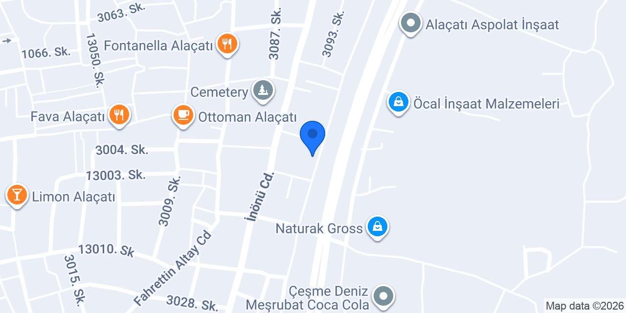 Alakapı Otel / Alaçatı konumu