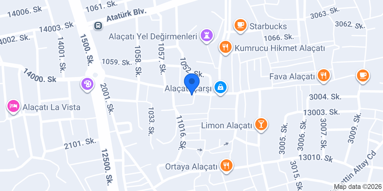 Mor Alaçatı konumu