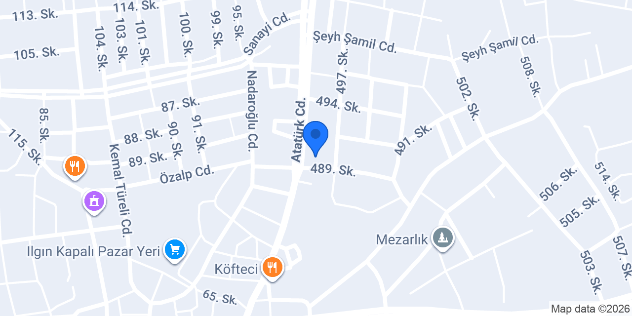 Kabakçı Otomotiv konumu