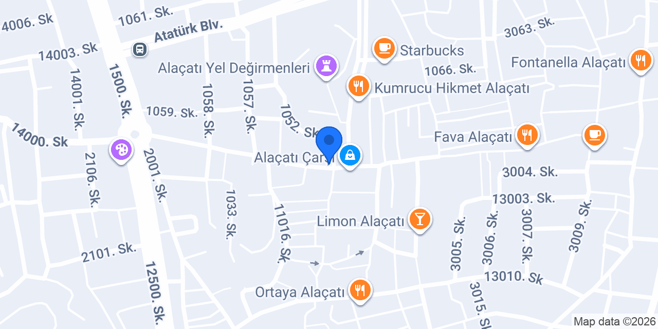 İki Tek Meyhanesi Alaçatı konumu