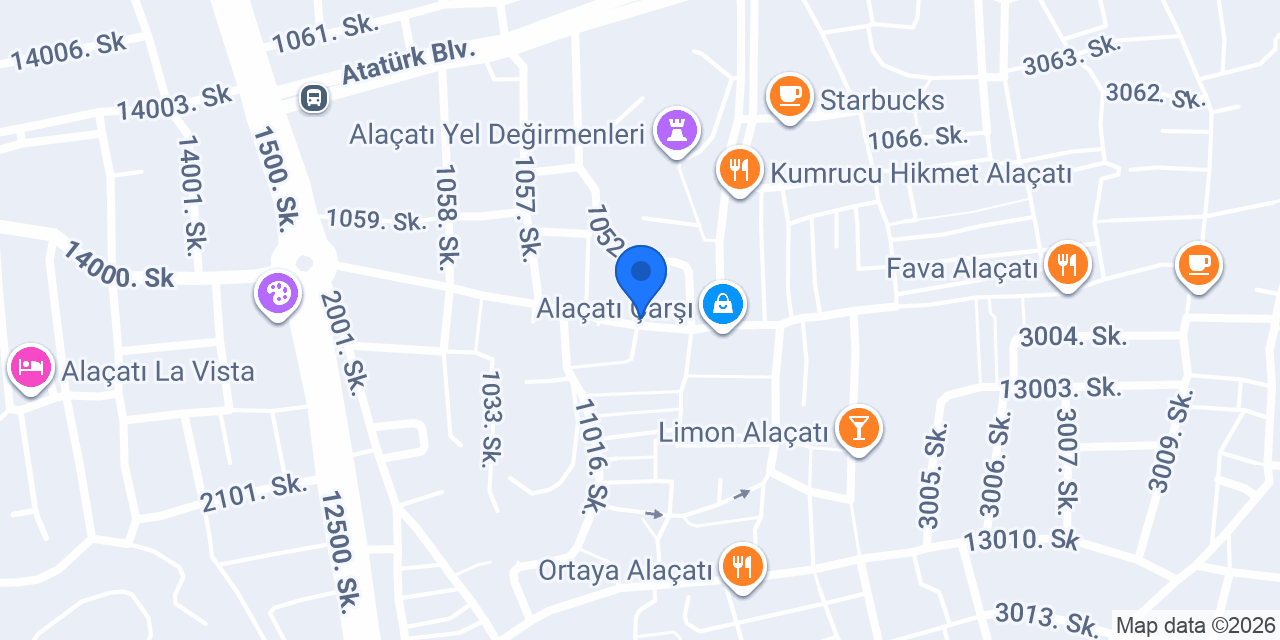 Kabakkafa Shop Alaçatı konumu