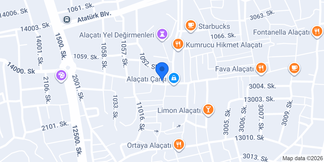 Woodstock Alaçatı konumu