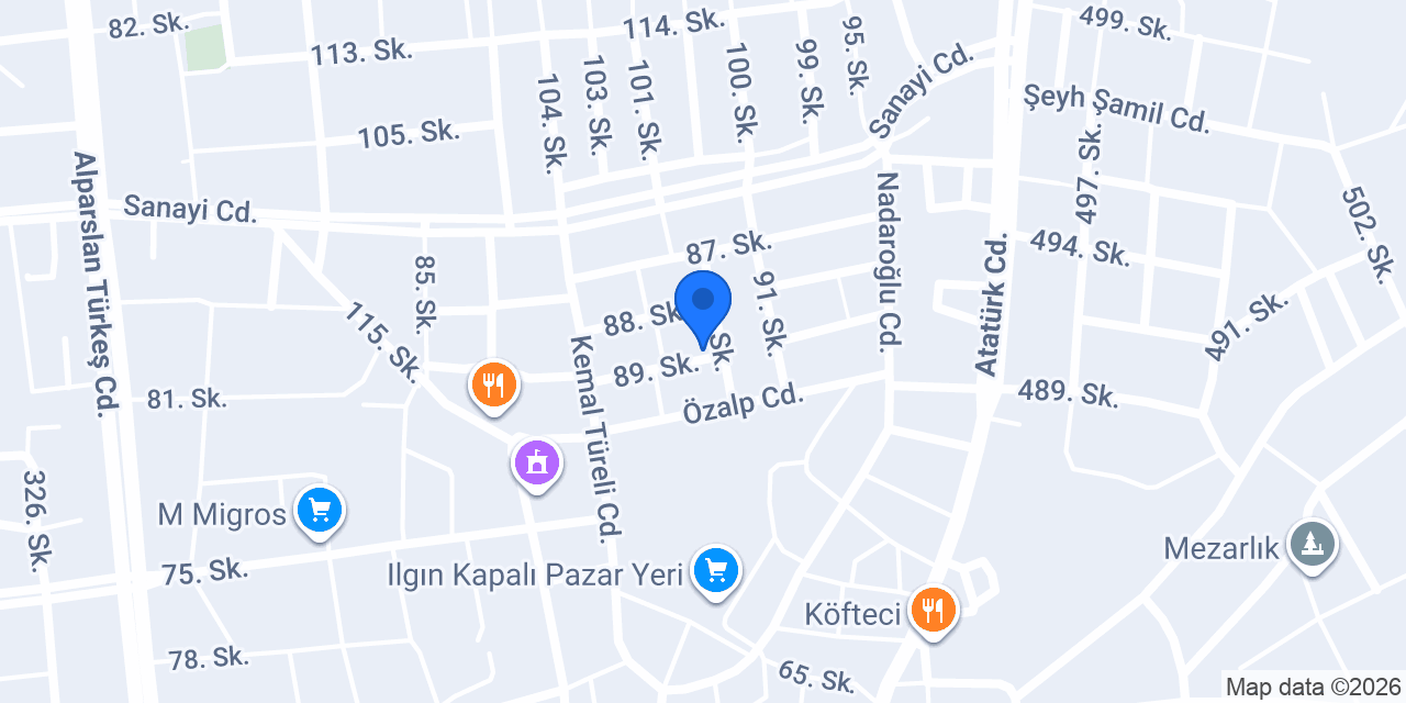 Akalın Elektronik ve Makine Sanayisi konumu