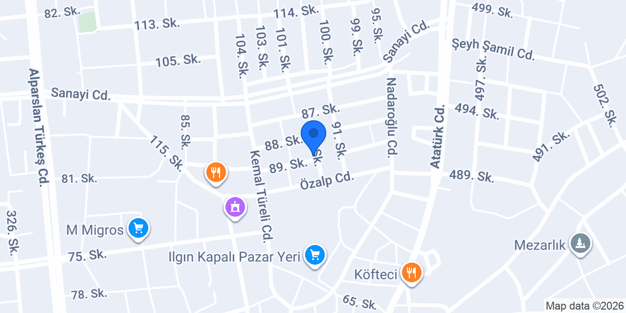 Altın Mobilya ve Dekorasyon CNC konumu