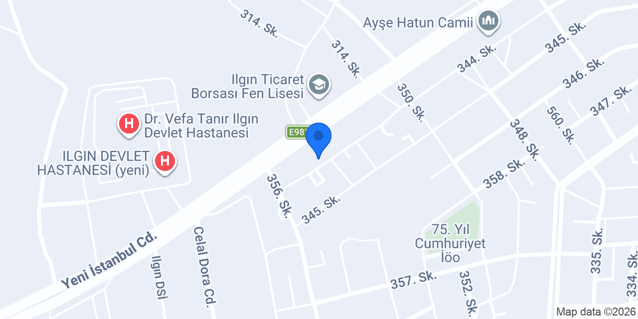Lala Paşa Erkek Öğrenci Yurdu konumu