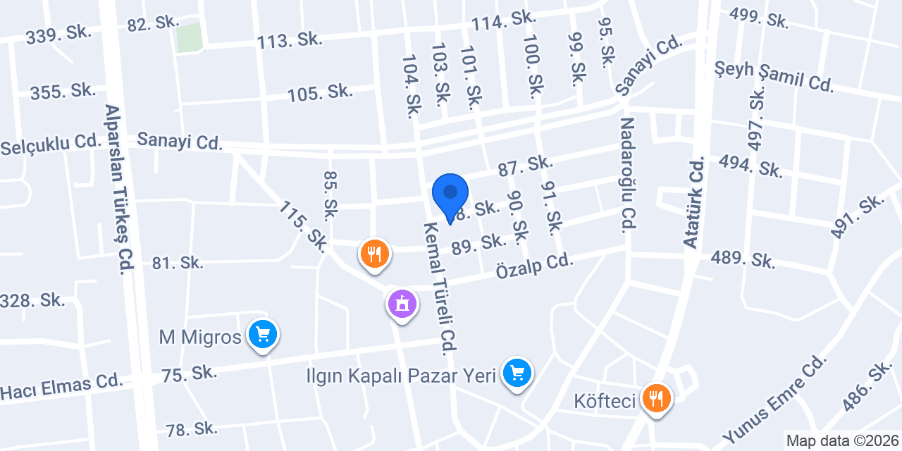 Ilgın UZ Oto Servis konumu