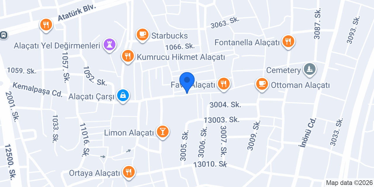 Hoşça''Kal'' Alaçatı Meyhane & Hotel konumu