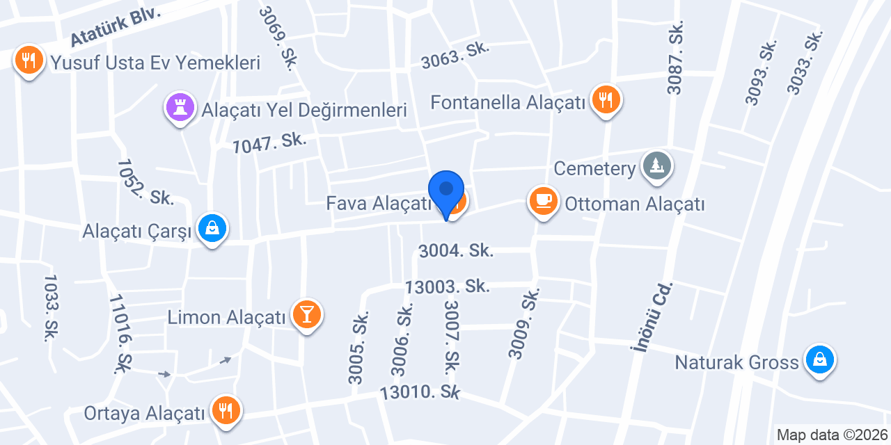 1850 Hotel Kemalpaşa konumu