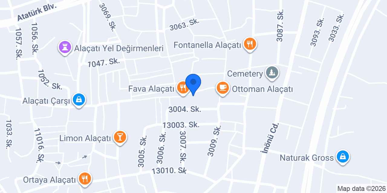 Sakızlıhan Otel konumu