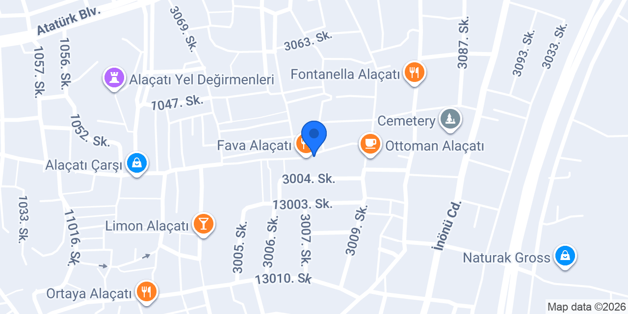 Burger Zamanı Alaçatı konumu