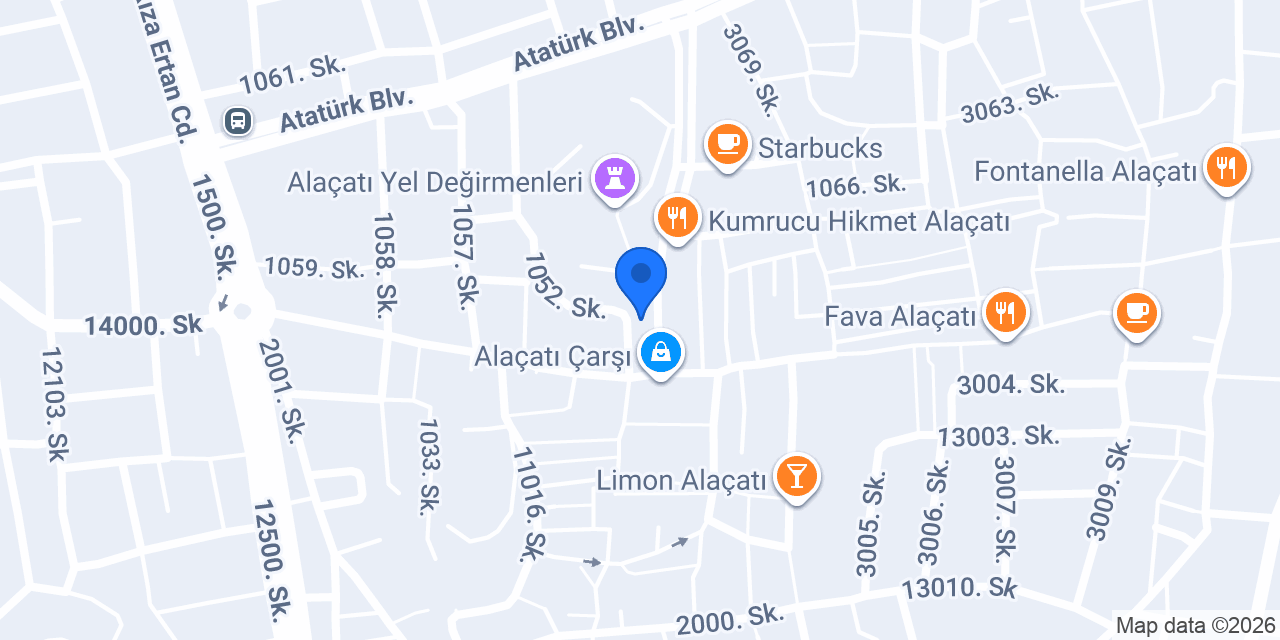 GOYAlaçatı konumu