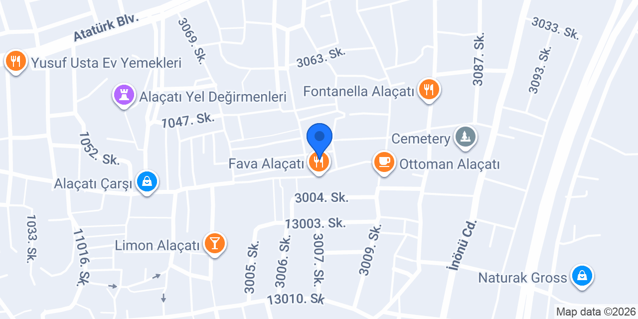 Piazza alaçatı konumu