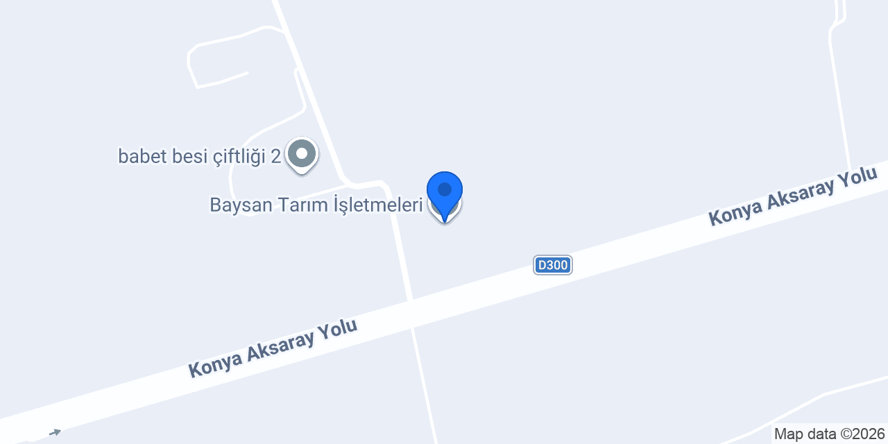 Baysan Tarım İşletmeleri konumu