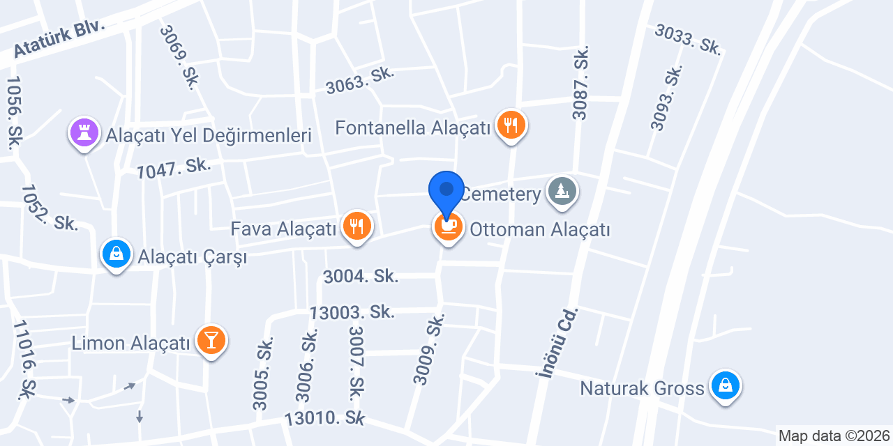 No:119 Alaçatı konumu