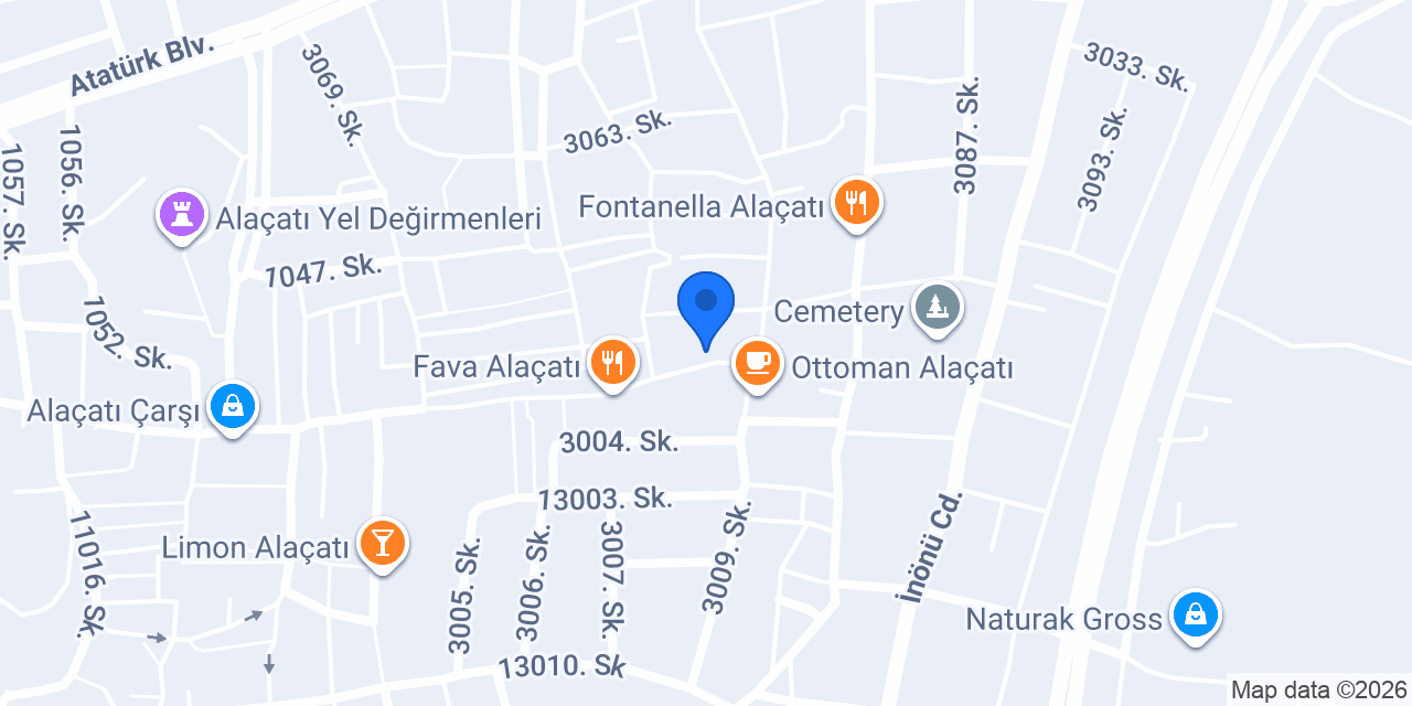 KestelINN Alaçatı konumu