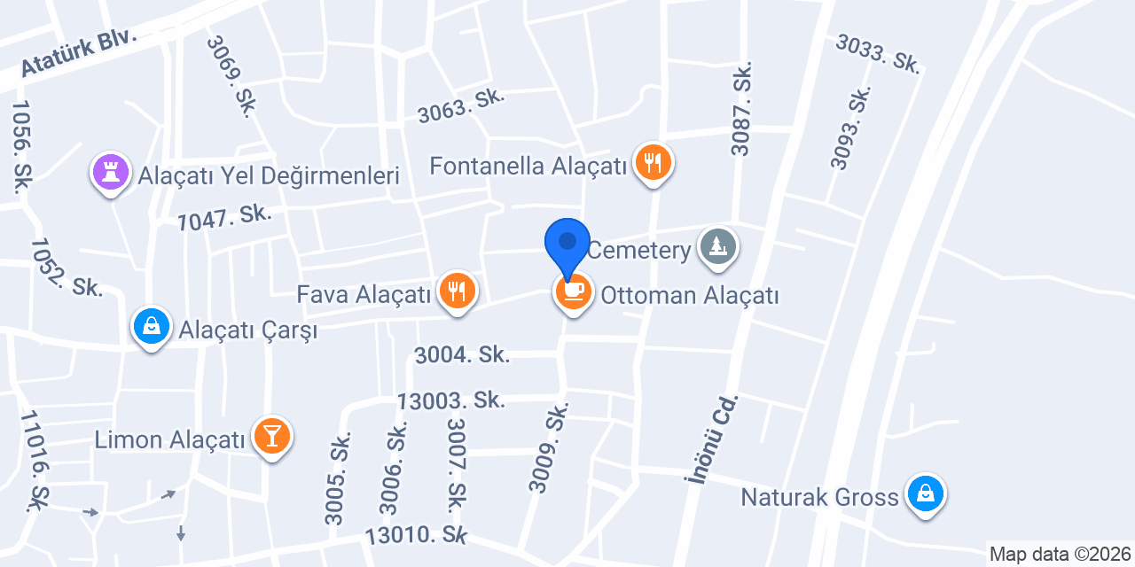 Corazon Alaçatı konumu