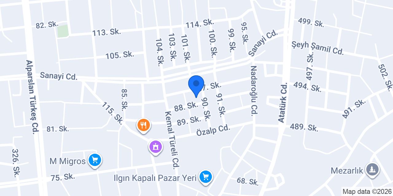 Alkanlar Mobilya konumu
