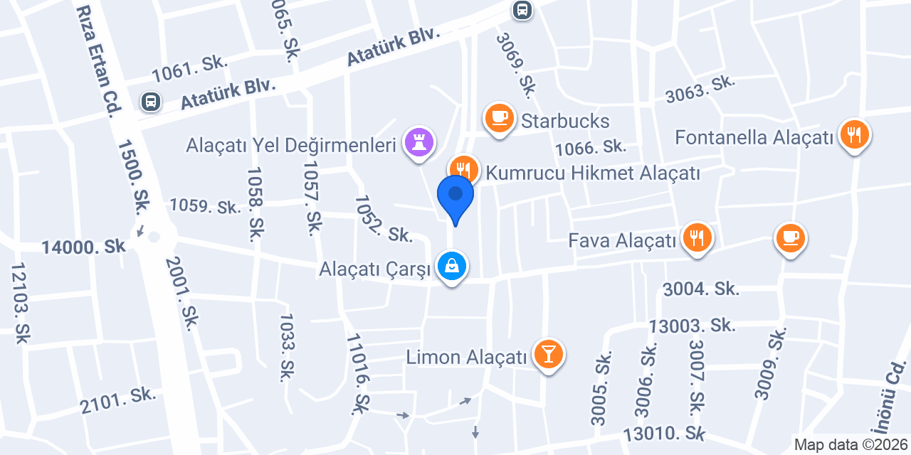 ALAÇATI SELANİK PASTANESİ 1945 konumu
