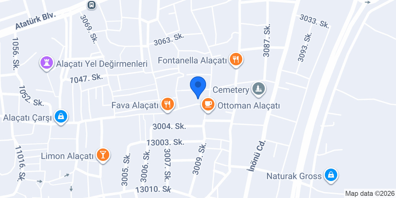 Baba Evi Alaçatı konumu