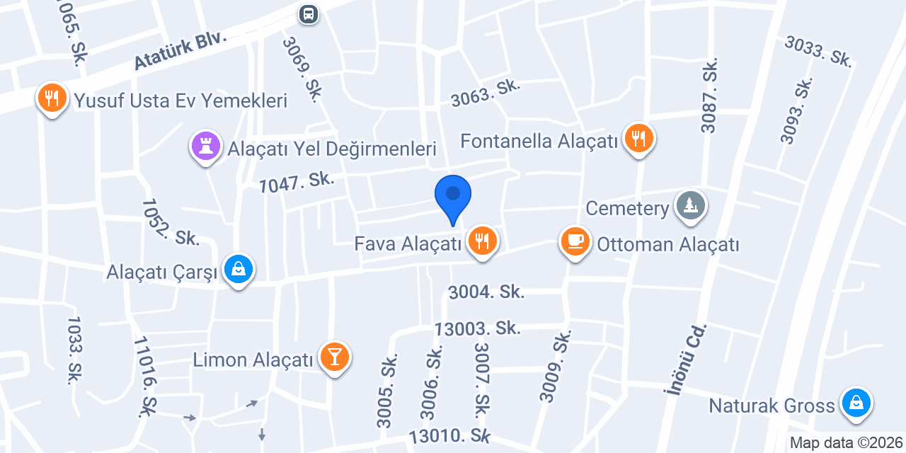 Hazz Alaçatı konumu