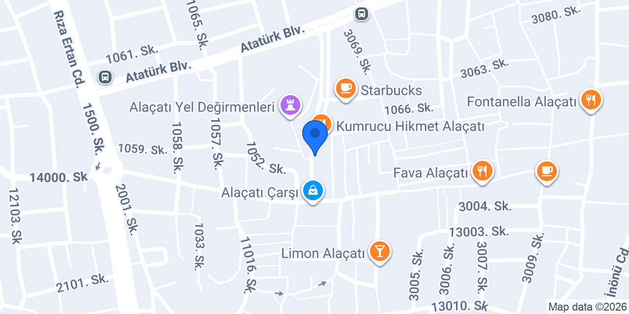 Mina's Takı Plus konumu